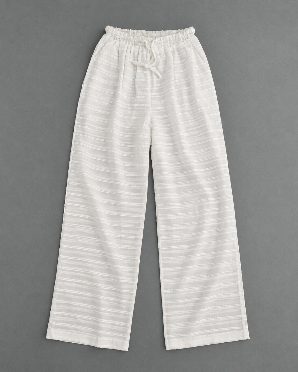 Halter Top & Wide Pants Set – Ivory