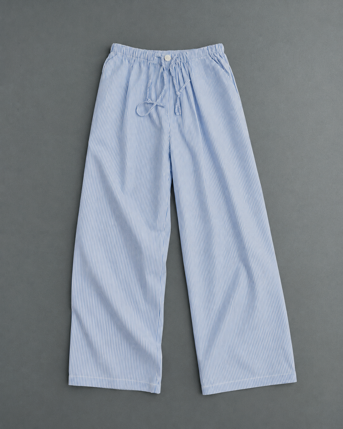 Stripe Wide Pants – Sky Blue