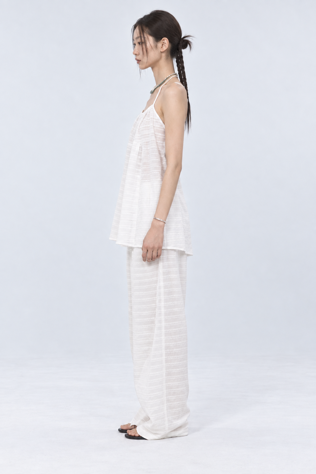 Halter Top & Wide Pants Set – Ivory